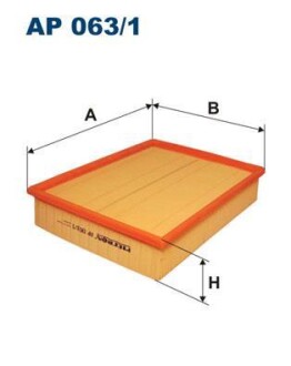 Фiльтр повiтряний FILTRON AP0631 (фото 1)