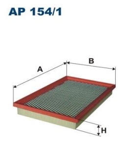 Фiльтр повiтряний FILTRON AP1541 (фото 1)