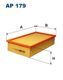 Фiльтр повiтряний FILTRON AP179