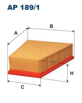 Фiльтр повiтряний FILTRON AP1891