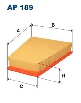 Фiльтр повiтряний FILTRON AP189