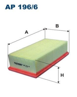 Фiльтр повiтряний FILTRON AP1966 (фото 1)