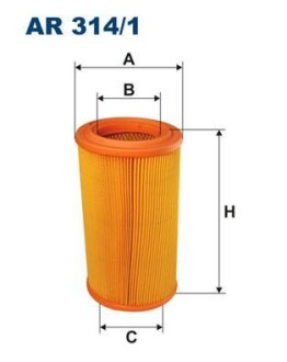 Фiльтр повiтряний FILTRON AR3141