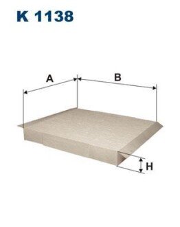 Фiльтр салону FILTRON K1138