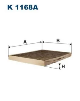 Фильтр салона угольный FILTRON K1168A