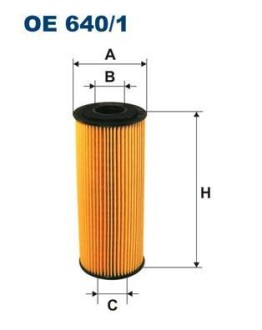 Фiльтр масляний FILTRON OE6401