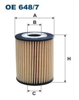 Фiльтр масляний FILTRON OE6487