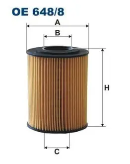 Фiльтр масляний FILTRON OE6488 (фото 1)