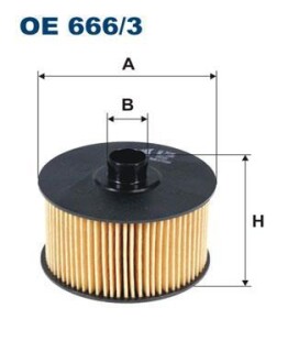 Фiльтр масляний FILTRON OE6663