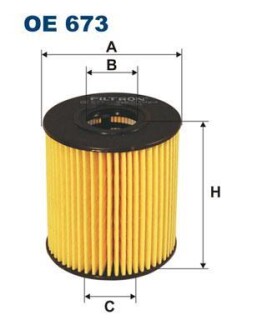 Фiльтр масляний FILTRON OE673