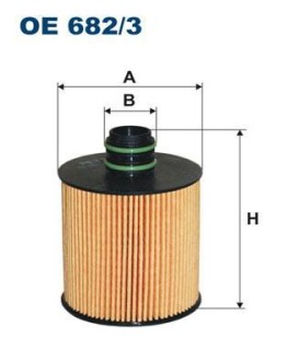 Фiльтр масляний FILTRON OE6823