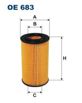 Фiльтр масляний FILTRON OE683