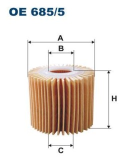 Фiльтр масляний FILTRON OE6855