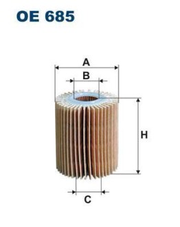 Фiльтр масляний FILTRON OE685