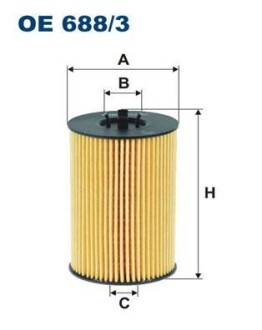 Фiльтр масляний FILTRON OE6883