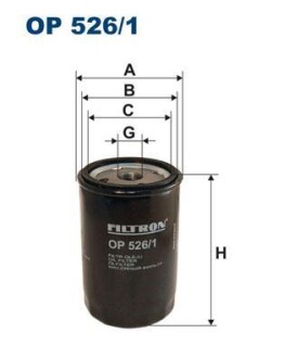 Фiльтр масляний FILTRON OP5261