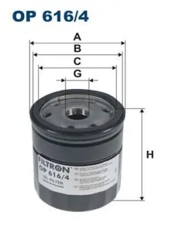 Фильтр масляный FILTRON OP6164