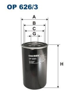 Фільтр масляний FILTRON OP6263