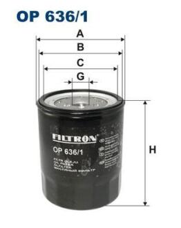 Фiльтр масляний FILTRON OP6361