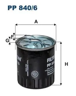 Фильтр топливный FILTRON PP8406