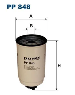 Фiльтр паливний FILTRON PP848
