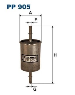 Фiльтр паливний FILTRON PP905