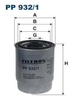 Фiльтр паливний FILTRON PP9321