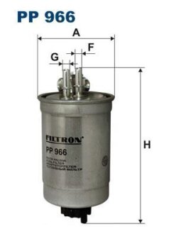 Фiльтр паливний FILTRON PP966