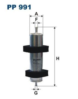 Фiльтр паливний FILTRON PP991