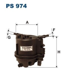 Фiльтр паливний з корпусом FILTRON PS974