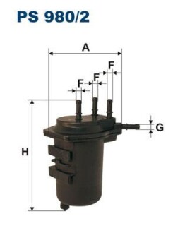 Фiльтр паливний FILTRON PS9802