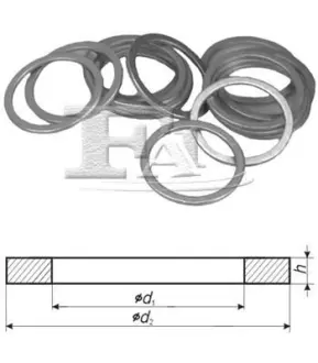 Ущільнююче кільце Fischer Automotive One (FA1) 310980100 (фото 1)