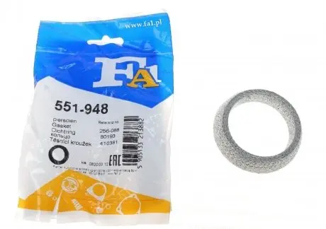 Прокладка вихлопної системи металева Fischer Automotive One (FA1) 551-948