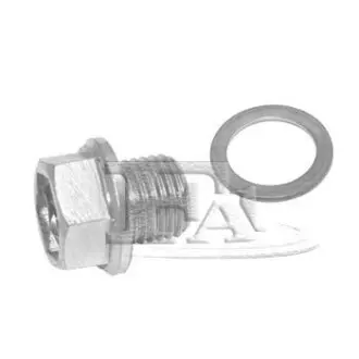 (з прокладкою) Корок масляного піддона Hyundai Accent/Elantra 00- (M14x1.5/ L 14) Fischer Automotive One (FA1) 822.362.011 (фото 1)