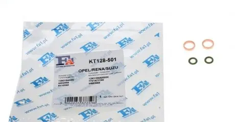 Комплект прокладок з різних матеріалів Fischer Automotive One (FA1) KT128-501