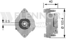 Натяжной ролик Flennor FA99010