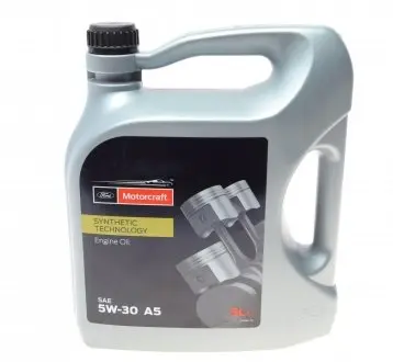 Масло моторное Motorcraft A5 SAE 5W30 5L FORD 15CF54