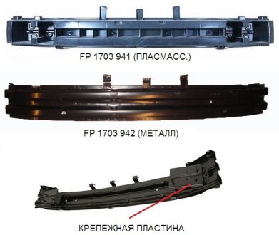 Шина бампера FPS FP 1703 942