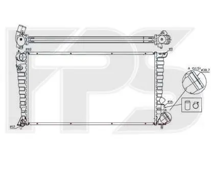 Радіатор охолодження FPS FP 20 A64