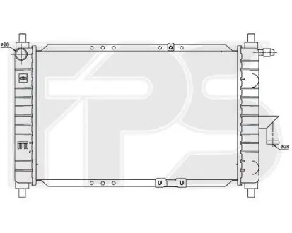Радіатор охолодження FPS FP 22 A696