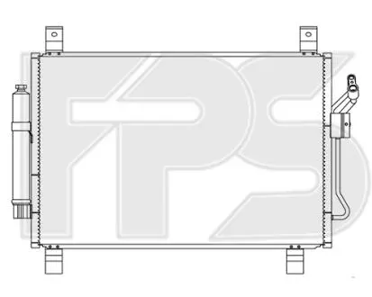Радиатор кондиционера FPS FP 33 K397 (фото 1)