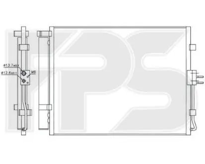 Радиатор кондиционера FPS FP 40 K44