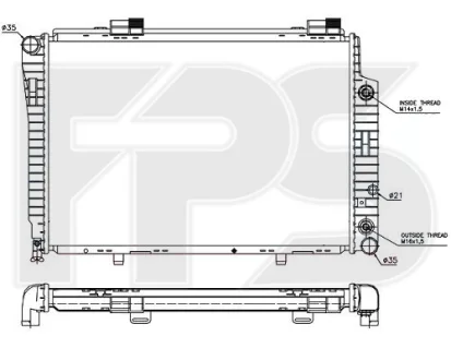 Радіатор охолодження FPS FP 46 A205