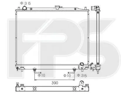 Радиатор FPS FP 48 A1373
