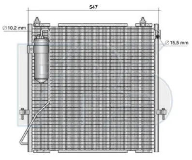 Радиатор кондиционера FPS FP 48 K463