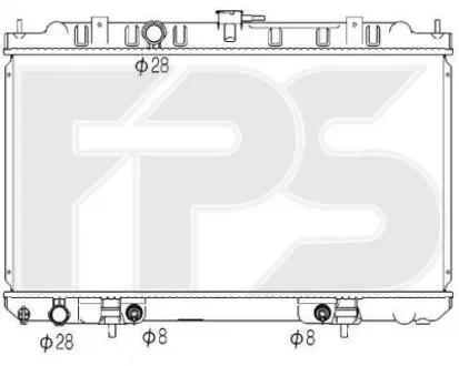 Радиатор охлаждения FPS FP 50 A1333