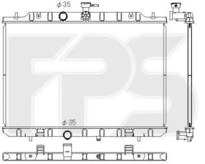 Радіатор охолодження FPS FP 50 A1348