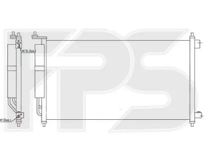 Радіатор кондиціонера FPS FP 50 K379