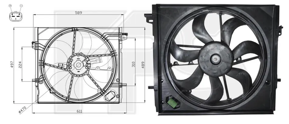 Автозапчасть FPS FP 50 W104 (фото 1)