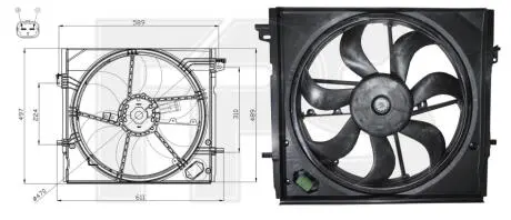 Автозапчасть FPS FP 50 W104